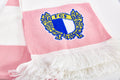 Cachecol Listrado Rosa